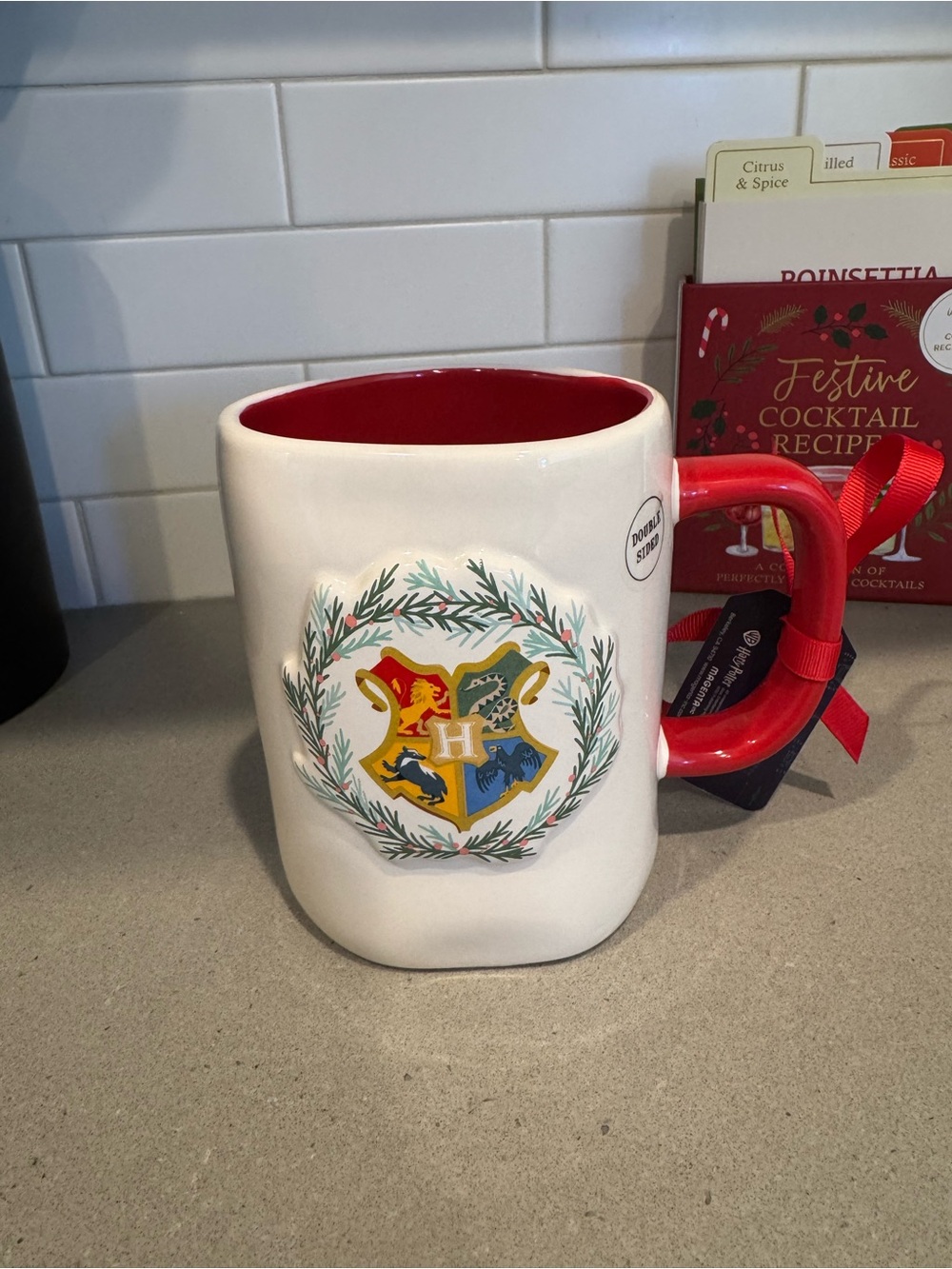 Rae Dunn Harry Potter Christmas at Hogwarts Mug NWT